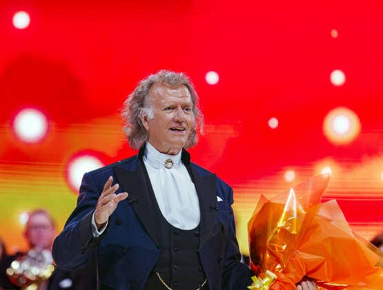 September 11, 2026, Manchester, United Kingdom: Andre Rieu and The Johann Strauss Orchestra is performing at Co-op Live in Manchester Manchester United Kingdom  - ZUMAp211 20260911_aap_p211_009 Copyright: xAndyxVonxPipx