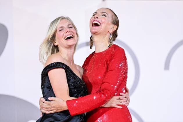September 11, 2026, Venice, Rome, Italy: MÃ¢oeÃ‚Â®lanie Laurent and Carole Bouquet on the red carpet for the film The Good Lawyer, 83rd Venice Film Festival. Venice, September 11, 2026 Venice Italy  - ZUMAa289 20260911_zia_a289_600 Copyright: xMariaxLauraxAntonellix xAgfx
