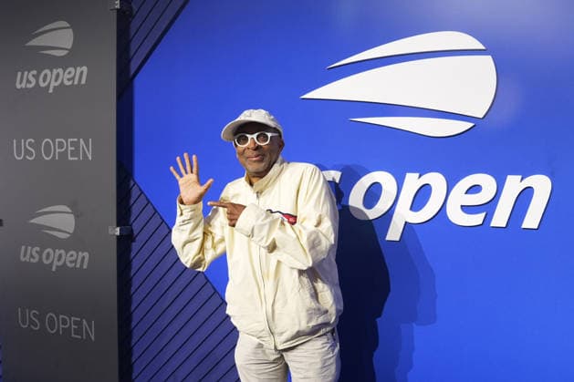 U.S. director Spike Lee poses on the blue carpet at the US Open tennis semifinals in New York, United States, 11 September 2026. US Open Blue Carpet !ACHTUNG: NUR REDAKTIONELLE NUTZUNG!  Copyright: xOctavioxGuzmánx AME6758 20260912-55021376476_1