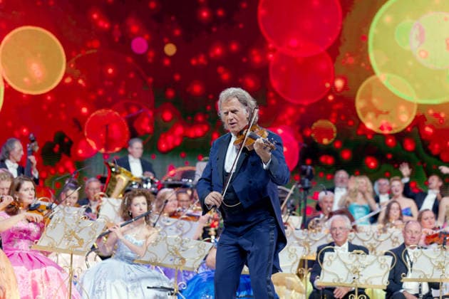 September 11, 2026, Manchester, United Kingdom: ANDRE RIEU and The Johann Strauss Orchestra iperforming at Co-op Live in Manchester Manchester United Kingdom  - ZUMAp211 20260911_aap_p211_012 Copyright: xAndyxVonxPipx