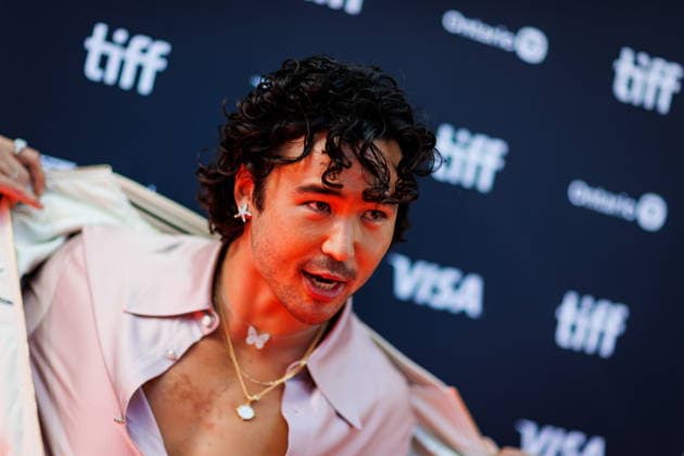 September 11, 2026, Toronto, On, Canada: Actor Nico Hiraga is photographed on the red carpet for the film The Julia Set during the Toronto International Film Festival in Toronto, on Friday, Sept. 11, 2026. Toronto Canada  - ZUMAc35_ 20260911_zaf_c35_244 Copyright: xKeitoxNewmanx