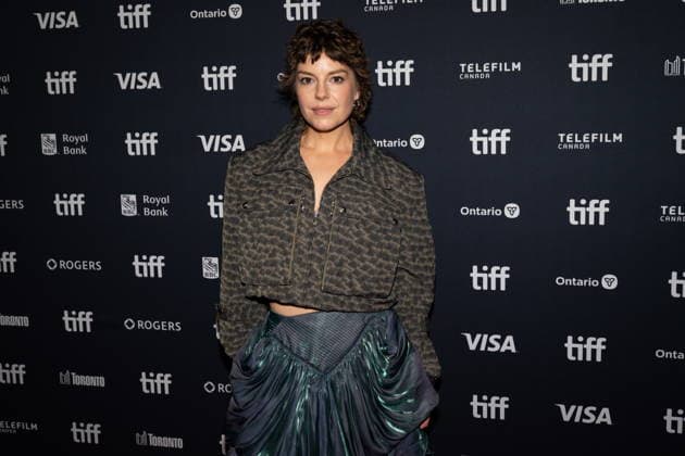September 11, 2026, Toronto, On, Canada: Aimee-Ffion Edwards poses for a photograph on the red carpet for Slow Horses at the Toronto International Film Festival, in Toronto on Friday, Sept. 11, 2026. Toronto Canada  - ZUMAc35_ 20260911_zaf_c35_287 Copyright: xArlynxMcadoreyx