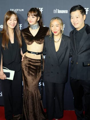 TORONTO, CA - SEPTEMBER 11: Courtney Crockett, Lalisa Manobal, Sue Kim at the Gala presentation of Always Lalisa At Roy Thomson Hall during the 2026 Toronto International Film Festival on September 11, 2026. Copyright: xHumbertoxServin Clasos MediaPunchx