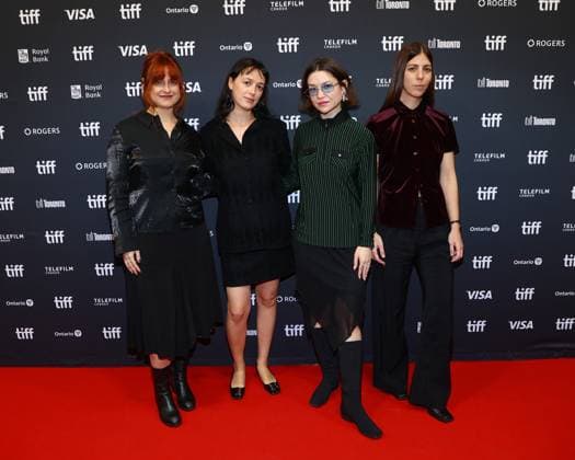 Clara Pusarelli (Sales Agent), Rita Ferrando (Director), Stefana Fratila, Paz Elduayen (Producer) Photo Call for HOUSE AND HOME & LE FAUX SOIR Photo Calls at the Toronto International Film Festival (TIFF) 2026, TIFF Lightbox, Toronto, ON, September 11, 2026. Photo By: JA Everett Collection HOUSE AND HOME & LE FAUX SOIR Photo Calls at the Toronto International Film Festival (TIFF) 2026 PUBLICATIONXNOTxINxCANxCHNxFRAxITAxJPNxNORxPOLxRUSxESPxUKxUSA