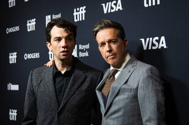 September 11, 2026, Toronto, On, Canada: Jay Baruchel, left, and Ed Helms are pictured on the red carpet for The Stunt Driver at the Toronto International Film Festival in Toronto, on Friday, Sept. 11, 2026. Toronto Canada  - ZUMAc35_ 20260911_zaf_c35_387 Copyright: xLauraxProctorx