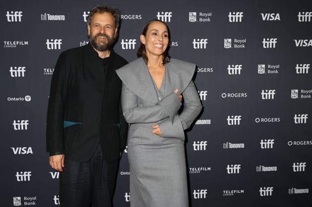 51st Toronto International Film Festival: Red carpet for the film In Alaska. Director Jaap van Heusden and Noomi Rapace. 459601. September 11, 2026. Toronto, Canada  Copyright: xIsabellexVautierx xStarfacex STAR_459601_013