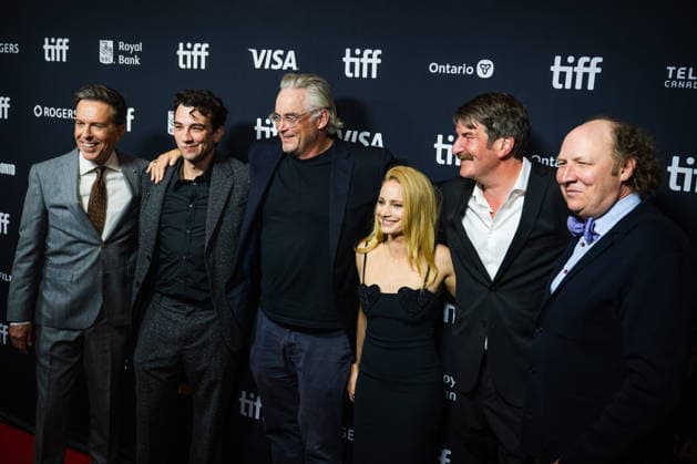 September 11, 2026, Toronto, On, Canada: The cast and director of The Stunt Driver are pictured on the red carpet for the film at the Toronto International Film Festival in Toronto, on Friday, Sept. 11, 2026. Toronto Canada  - ZUMAc35_ 20260911_zaf_c35_391 Copyright: xLauraxProctorx