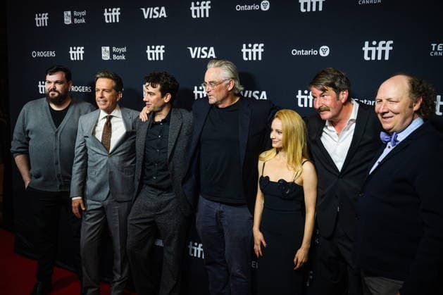 September 11, 2026, Toronto, On, Canada: The cast and director of The Stunt Driver are pictured on the red carpet for the film at the Toronto International Film Festival in Toronto, on Friday, Sept. 11, 2026. Toronto Canada  - ZUMAc35_ 20260911_zaf_c35_392 Copyright: xLauraxProctorx