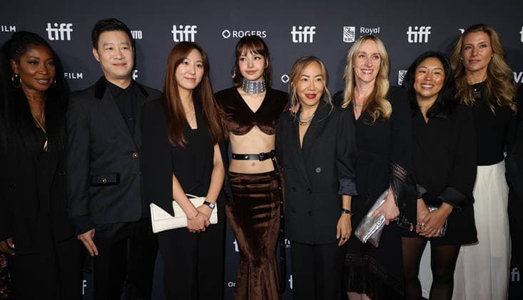 51st Toronto International Film Festival: Red carpet for the film Always Lalisa. Lalisa Manobal (aka Lisa) with director Sue Kim and producers. 459601, September 11, 2026, Toronto, Canada  Copyright: xIsabellexVautierx xStarfacex STAR_459601_206
