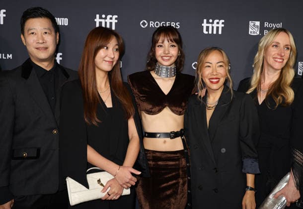 51st Toronto International Film Festival: Red carpet for the film Always Lalisa. Lalisa Manobal (aka Lisa) with director Sue Kim and producers. 459601, September 11, 2026, Toronto, Canada  Copyright: xIsabellexVautierx xStarfacex STAR_459601_213