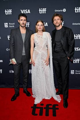 TIFF Toronto Screening The Face Of Horror Leo Suter, Kristine Frøseth, Jonah Hauer-King attending the screening of the movie The Face Of Horror ahead of Toronto International Film Festival (TIFF) in Toronto, Canada on September 11, 2026. Photo by Julien Reynaud APS-Medias ABACAPRESS.COM Toronto Canada  Copyright: xReynaudxJulien APS-Medias ABACAx