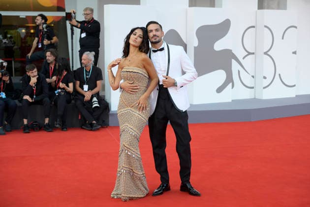 September 11, 2026, Venice Lido, Italy: Pietro Tartaglione and Rosa Perrotta attend the red carpet of the movie Ritorno a Buenos Aires during the 83rd Venice International Film Festival at Palazzo del Cinema in Venice Lido. Venice Lido Italy  - ZUMAs197 20260911_aaa_s197_523 Copyright: xMarioxCartellix