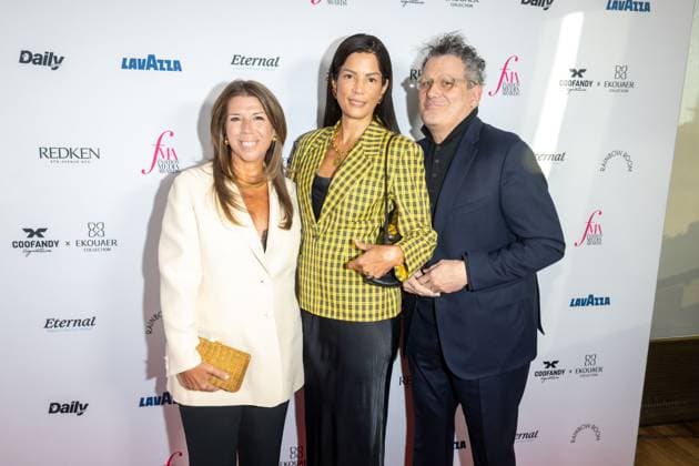 September 11, 2026, New York, New York, United States: (L-R) Stellene Volandes, Veronica Webb and Isaac Mizrahi attend.Celebrities attend The Daily Front Row s Fashion Media Awards at the Rainbow Room on September 11, 2026 in New York City. New York United States  - ZUMAs197 20260911_aaa_s197_674 Copyright: xRonxAdarx