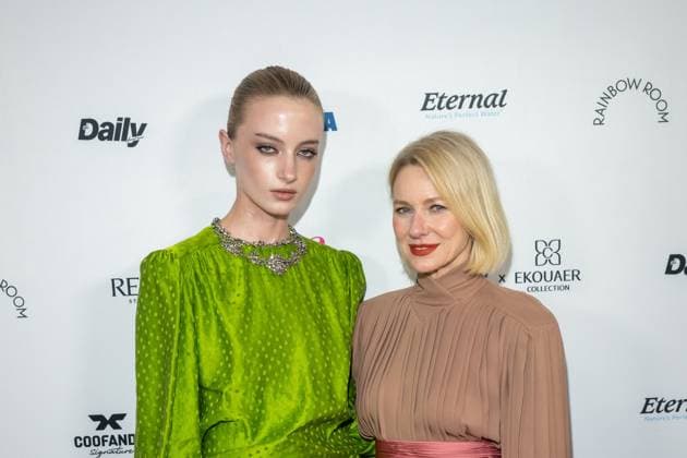 September 11, 2026, New York, New York, United States: (L-R) Kai Schreiber and Naomi Watts attend.Celebrities attend The Daily Front Row s Fashion Media Awards at the Rainbow Room on September 11, 2026 in New York City. New York United States  - ZUMAs197 20260911_aaa_s197_701 Copyright: xRonxAdarx