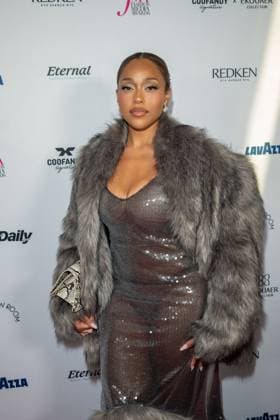 September 11, 2026, New York, New York, United States: Jordyn Woods attends.Celebrities attend The Daily Front Row s Fashion Media Awards at the Rainbow Room on September 11, 2026 in New York City. New York United States  - ZUMAs197 20260911_aaa_s197_739 Copyright: xRonxAdarx