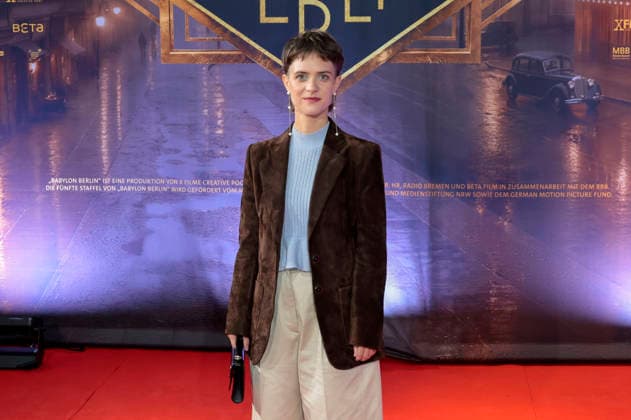 Liv Lisa Fries at the premiere of the fifth and final season of the TV series *Babylon Berlin* at the Naturstrom Open-Air Cinema in Cologne, September 11, 2026 Foto:xR.xSchmiegeltx xFuturexImagex babylon_6950