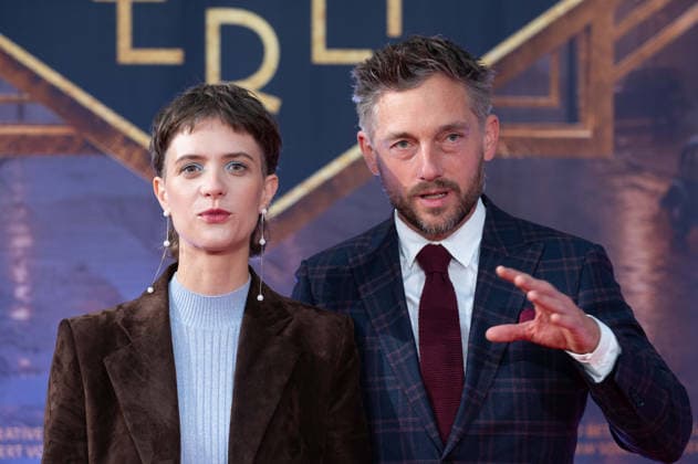 From left to right: Liv Lisa FRIES, actress; Volker BRUCH, actor; Red Carpet; Red Carpet Show; Arrival; Premiere of the final season of *Babylon Berlin* on September 11, 2026, at the Naturstrom Open-Air Cinema in the Rheinau Harbor in Cologne,