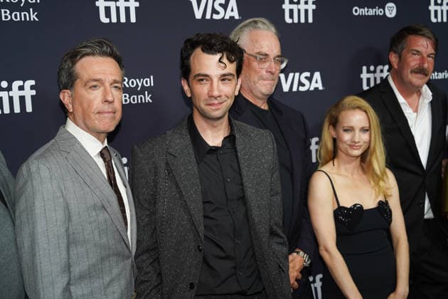 2026 Toronto International Film Festival - ˜The Stunt Driver™ Premiere (L-R) Ed Helms, Jay Baruchel, Michael Dowse and Laurence Leboeuf attend the red carpet for the ˜The Stunt Driver™ premiere during the 2026 Toronto International Film Festival (TIFF) at Royal Alexandra Theatre. on September 11, 2026 in Toronto, Canada. (Photo by Leonardo Ramirez Eyepix Group) Copyright: xLeonardoxRamirez xEyepixxGroupx LR11092026-03340