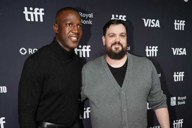2026 Toronto International Film Festival - ˜The Stunt Driver™ Premiere (L-R) Stephen Adekolu and Derek Johns attend the red carpet for the ˜The Stunt Driver™ premiere during the 2026 Toronto International Film Festival (TIFF) at Royal Alexandra Theatre. on September 11, 2026 in Toronto, Canada. (Photo by Leonardo Ramirez Eyepix Group) Copyright: xLeonardoxRamirez xEyepixxGroupx LR11092026-03117