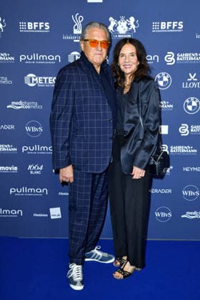 Michael Brandner with his wife, Karin Brandner, at the 2026 German Acting Awards ceremony in Berlin on September 11, 2026, in Berlin on September 10, 2026