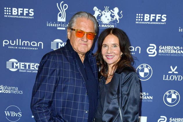 Michael Brandner with his wife, Karin Brandner, at the 2026 German Acting Awards ceremony in Berlin on September 11, 2026, in Berlin on September 10, 2026