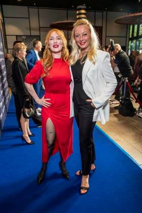 ABB ACTING AWARD: Christin Nichols and Ilka Peemöller attend the 2026 German Acting Award ceremony at the Pullman Berlin Schweizerhof Hotel on September 11, 2025, in Berlin
