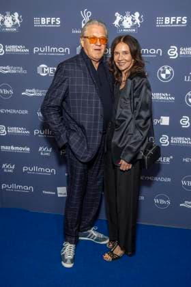 ABB ACTING AWARD: Michael Brandner and his wife, Karin Brandner, attended the 2026 German Acting Award ceremony at the Pullman Berlin Schweizerhof Hotel on September 11, 2025, in Berlin