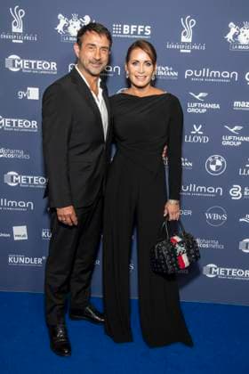 ABB ACTING AWARD: Oliver Haas and Anja Kling attend the 2026 German Acting Award ceremony at the Pullman Berlin Schweizerhof Hotel on September 11, 2025, in Berlin