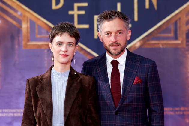 Actress Liv Lisa Fries and actor Volker Bruch at the North Rhine-Westphalia premiere of the fifth and final season of the TV series *Babylon Berlin* at the open-air cinema in Cologne s Rheinauhafen, September 11, 2026, North Rhine-Westphalia, Germany Copyright: xChristophxHardtx