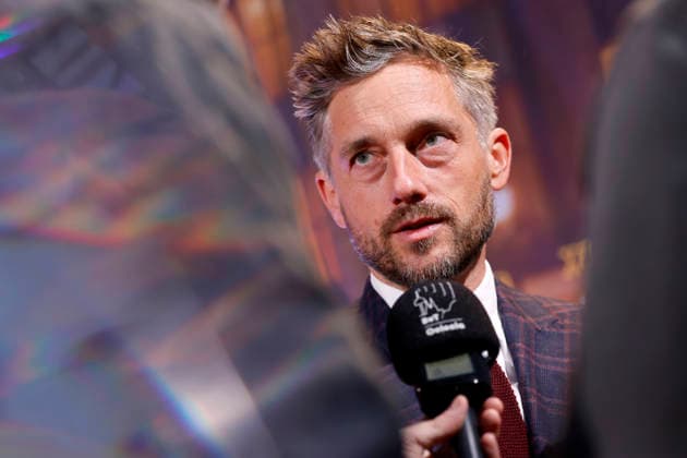 Actor Volker Bruch at the North Rhine-Westphalia premiere of the fifth and final season of the TV series *Babylon Berlin* at the open-air cinema in Cologne s Rheinauhafen, September 11, 2026, North Rhine-Westphalia, Germany Copyright: xChristophxHardtx