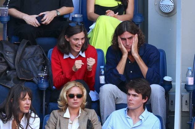 Celebs at The US Open - New York City Diana Silvers with a mysterious man attend the Men Semi Final at the US Open in New York on September 11, 2026. Photo by Dylan Travis ABACAPRESS.COM New York NY United States  Copyright: xDylanxTravis ABACAx