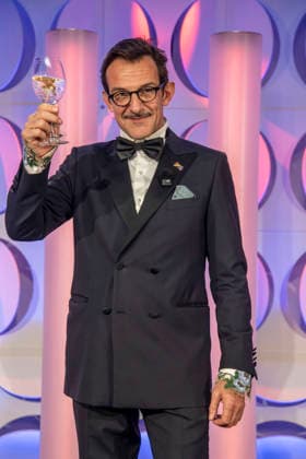 ABB ACTING AWARD: Hans Werner Meyer, award recipient, attends the 2026 German Acting Award ceremony at the Pullman Berlin Schweizerhof Hotel on September 11, 2025, in Berlin