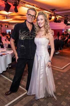 ABB ACTING AWARD: Goetz Otto and Julia Stinshoff attend the 2026 German Acting Award ceremony at the Pullman Berlin Schweizerhof Hotel on September 11, 2025, in Berlin