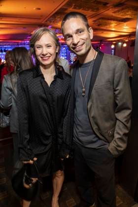 ABB ACTING AWARD: Alina Levshin and Roger attend the 2026 German Acting Award ceremony at the Pullman Berlin Schweizerhof Hotel on September 11, 2025, in Berlin