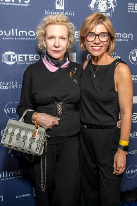 ABB ACTING AWARD: Sunnyi Melles and Lejla Beganovic attend the 2026 German Acting Award ceremony at the Pullman Berlin Schweizerhof Hotel on September 11, 2025, in Berlin