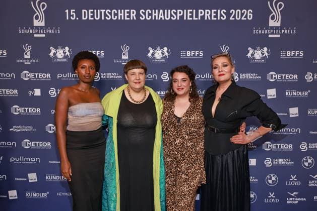 2026 German Acting Award: Diane Izabiliza, Sirrke Möller, Nuriye Jendroßek, Ina Stock; Red Carpet for the 15th Anniversary of the German Acting Award and the 20th Anniversary of the BFFS; Pullman Berlin Schweizerhof; Date: September 11, 2026 Copyright: xEventpress Kratschx
