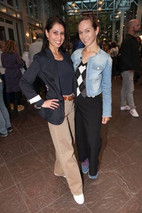 Souzan Alavi and Ilka Groenewold at the premiere of the musical comedy *Männerbeschaffungsmassnahmen* at the Komödie Winterhuder Fährhaus in Hamburg; four women rediscover their hopes and feelings during a seminar they attend together—a play full of music featuring many hits and evergreens, Premiere and premiere party on September 11, 2026