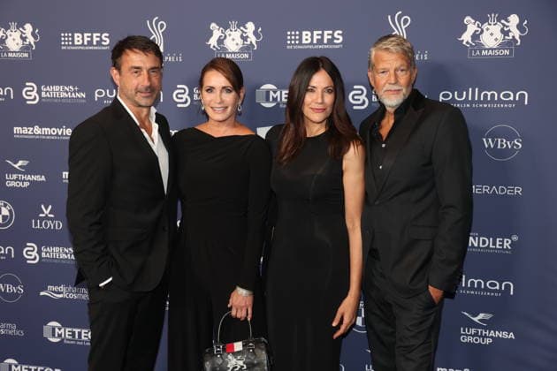 Oliver Haas, Anja Kling, Bettina Zimmermann, and Kai Wiesinger at the 2026 German Acting Awards ceremony at the Pullman Berlin Schweizerhof Hotel in Berlin, September 11, 2026 Copyright: xAgenturxMatthiasxWehnertx xM.xGränzdörferx