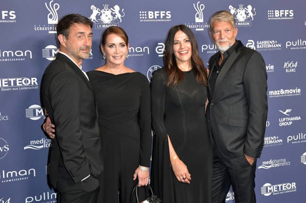 Oliver Haas, Anja Kling, Bettina Zimmermann, and Kai Wiesinger at the 2026 German Acting Awards ceremony at the Pullman Berlin Schweizerhof Hotel, Berlin, September 11, 2026 Foto:xM.xBehrensx xFuturexImagex schauspielpreis_6304