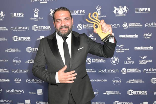 Sahin Eryilmaz at the 2026 German Acting Awards ceremony at the Pullman Berlin Schweizerhof Hotel, Berlin, September 11, 2026 Foto:xM.xBehrensx xFuturexImagex schauspielpreis_6420