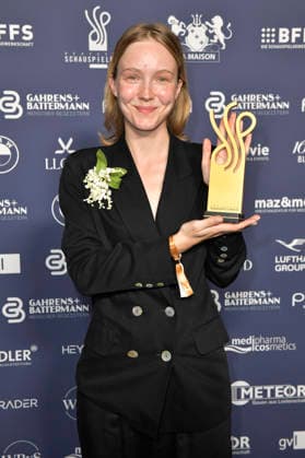 Magdalena Laubisch at the 2026 German Acting Awards ceremony at the Pullman Berlin Schweizerhof Hotel, Berlin, September 11, 2026 Foto:xM.xBehrensx xFuturexImagex schauspielpreis_6425