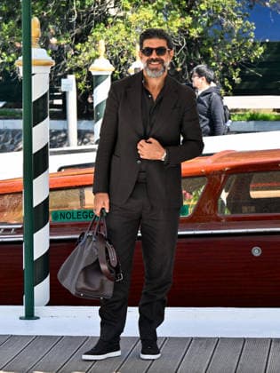 IPA88432470 - Venice International Film Festival 2026 - Day 11. Arrivals at the Hotel Excelsior pier. Pictured: Pierfrancesco Favino  Copyright: xManuelexMangiarottix xPoolxPhotoxEventsx08x IPA88432470