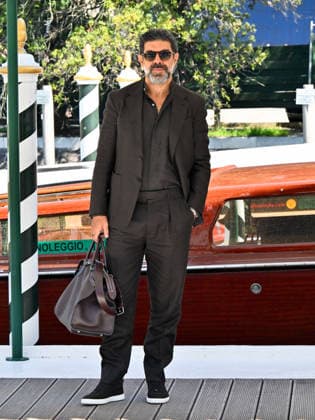 IPA88432461 - Venice International Film Festival 2026 - Day 11. Arrivals at the Hotel Excelsior pier. Pictured: Pierfrancesco Favino  Copyright: xManuelexMangiarottix xPoolxPhotoxEventsx08x IPA88432461
