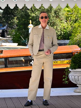IPA88430604 - Venice International Film Festival 2026 - Day 11. Arrivals at the Hotel Excelsior pier. Pictured: Maurizio Lombardi  Copyright: xManuelexMangiarottix xPoolxPhotoxEventsx08x IPA88430604