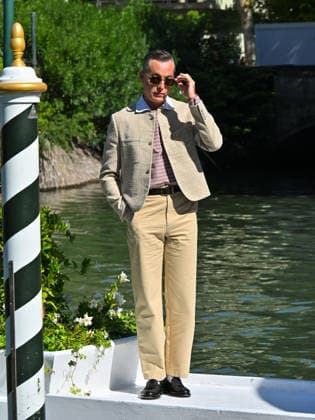 IPA88430620 - Venice International Film Festival 2026 - Day 11. Arrivals at the Hotel Excelsior pier. Pictured: Maurizio Lombardi  Copyright: xManuelexMangiarottix xPoolxPhotoxEventsx08x IPA88430620