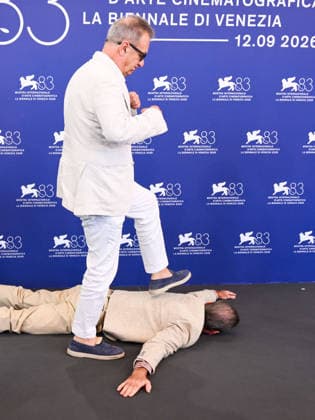 IPA88435499 - Venice International Film Festival 2026 - Day 11. Photocall for the film Dio Ride. In the photo: Maurizio Lombardi  Copyright: xAlbertoxTerenghix xPoolxPhotoxEventsx08x IPA88435499