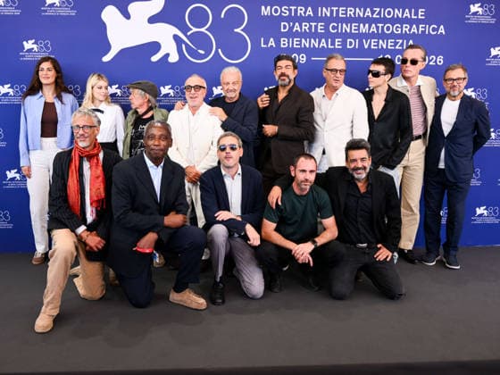 IPA88435509 - Venice International Film Festival 2026 - Day 11. Photocall for the film Dio Ride. Pictured: the cast and producers  Copyright: xAlbertoxTerenghix xPoolxPhotoxEventsx08x IPA88435509