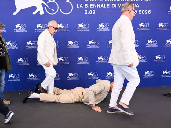 IPA88435502 - Venice International Film Festival 2026 - Day 11. Photocall for the film Dio Ride. Pictured: Silvio Orlando, Maurizio Lombardi  Copyright: xAlbertoxTerenghix xPoolxPhotoxEventsx08x IPA88435502