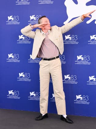 IPA88435390 - Venice International Film Festival 2026 - Day 11. Photocall for the film Dio Ride. Pictured: Maurizio Lombardi  Copyright: xAlbertoxTerenghix xPoolxPhotoxEventsx08x IPA88435390