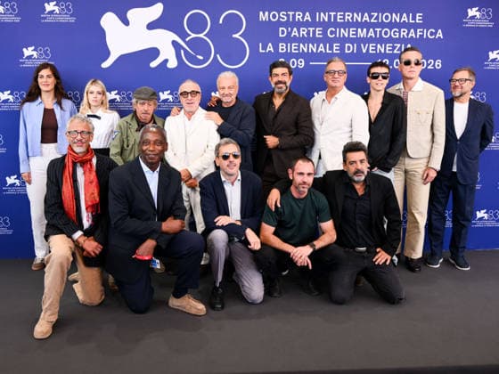 IPA88435506 - Venice International Film Festival 2026 - Day 11. Photocall for the film Dio Ride. Pictured: the cast and producers  Copyright: xAlbertoxTerenghix xPoolxPhotoxEventsx08x IPA88435506
